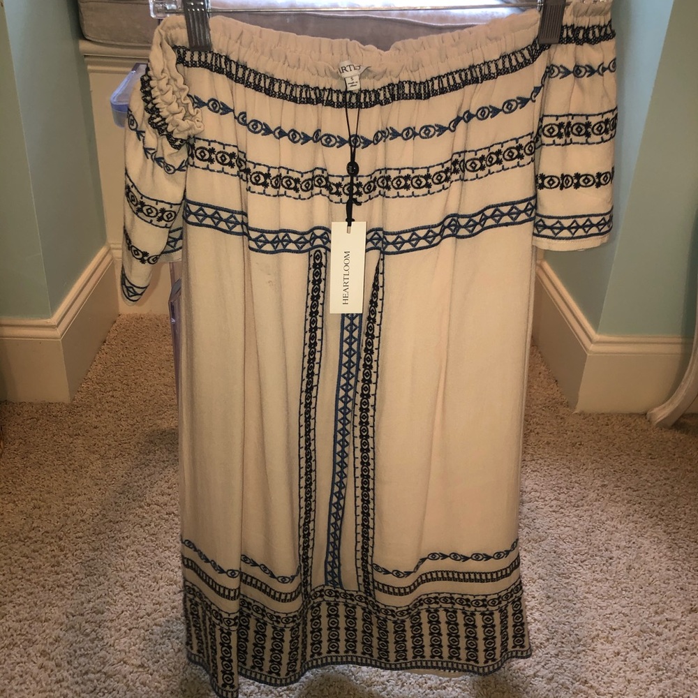 Heartloom off the shoulder dress